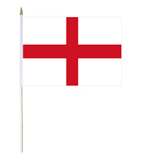 FLAG, Handwaver - St Georges Flag (25 x 15cm )